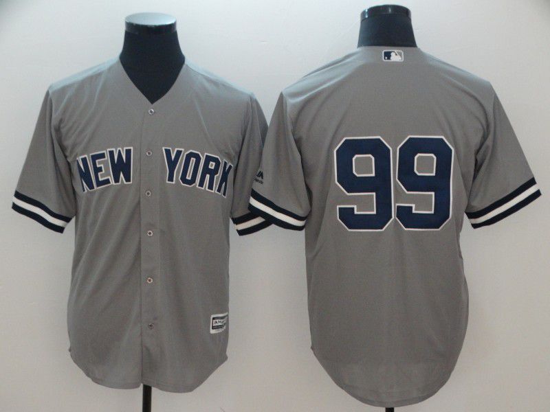 Men New York Yankees #99 Judge Grey Game MLB Jerseys